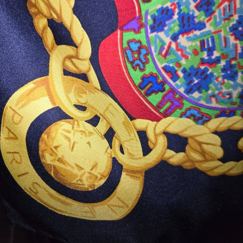 EUC Authentic Celine Silk Scarf